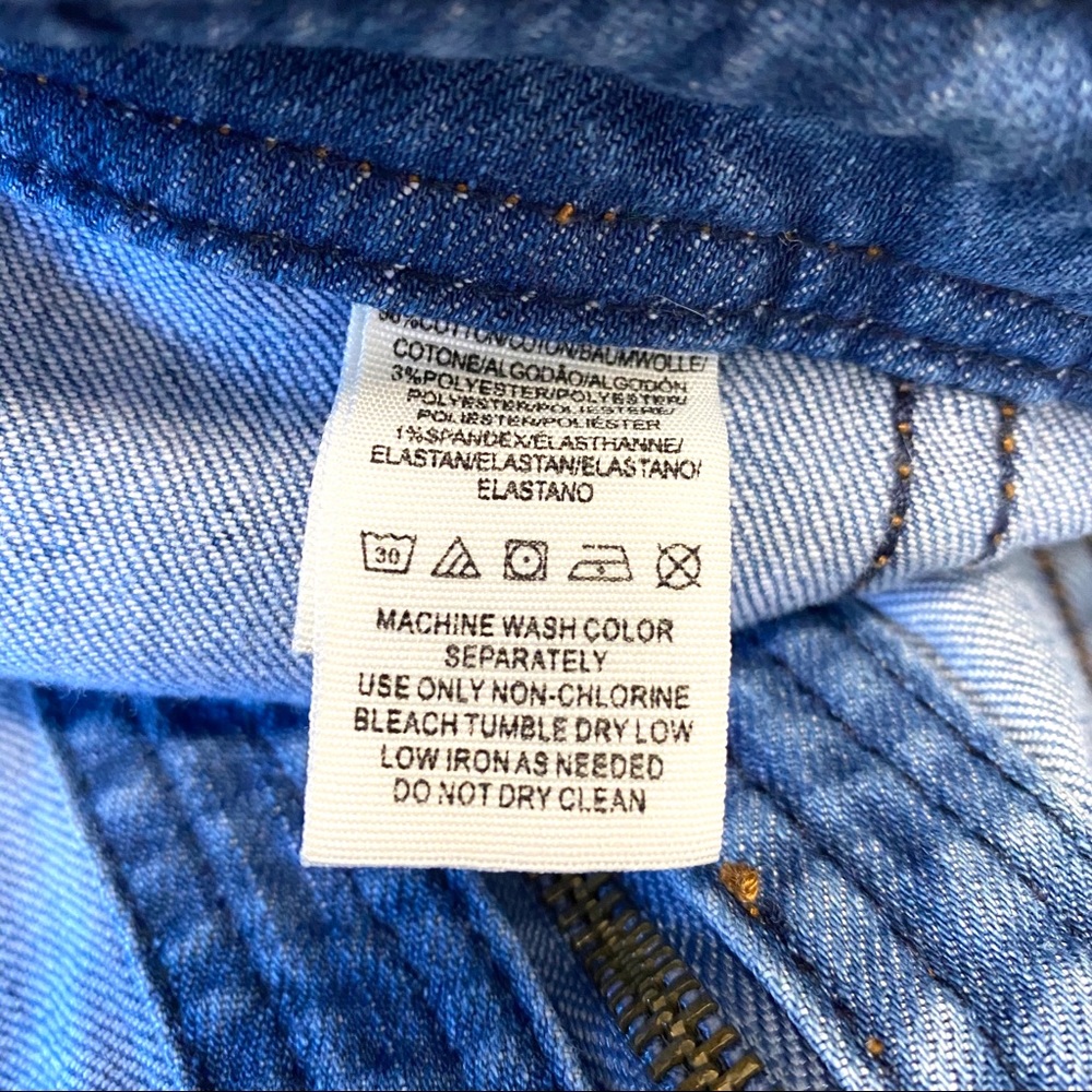 Free People Be Mine Zipper Shorts Denim Size 27 - Picture 5 of 6